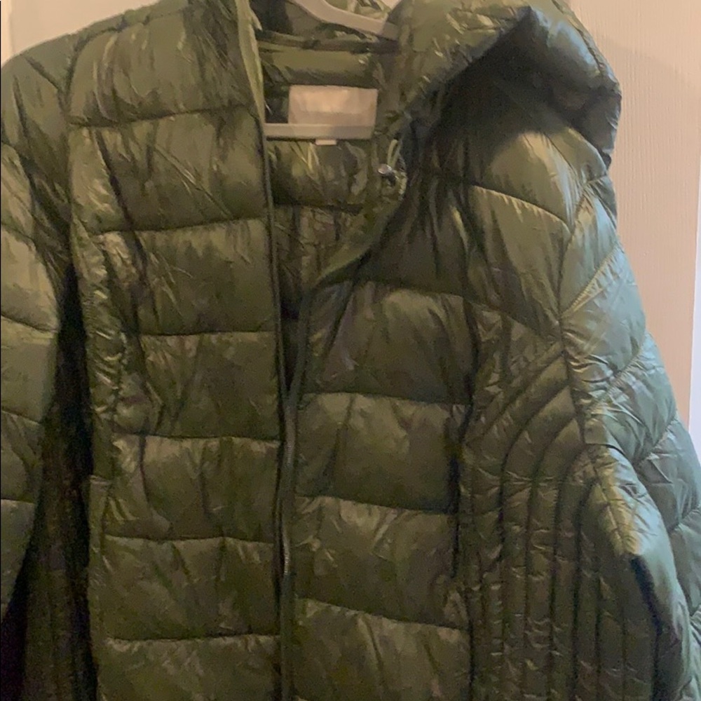 Woman within puffer